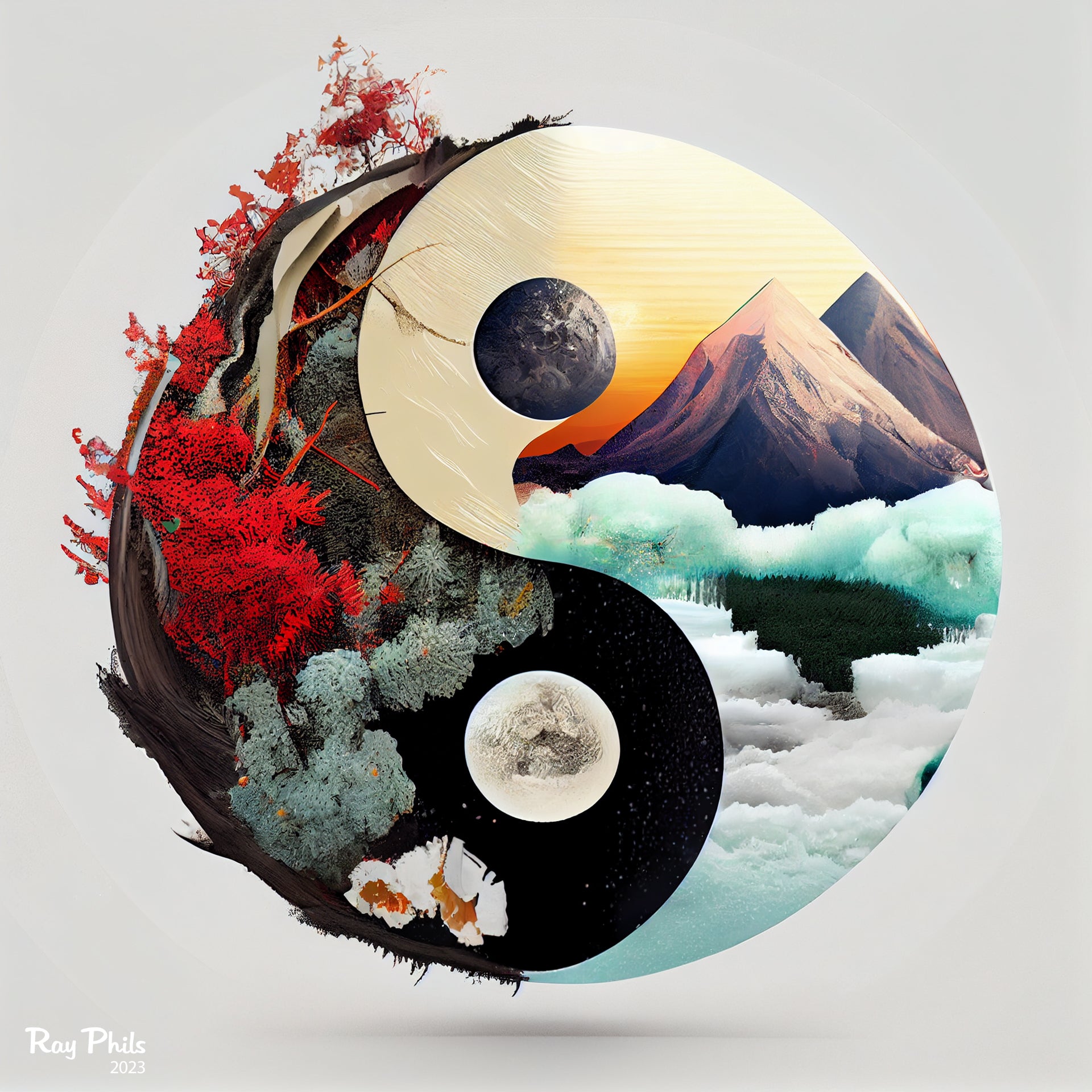 Yin Yang Seasons – Ray Phils Art