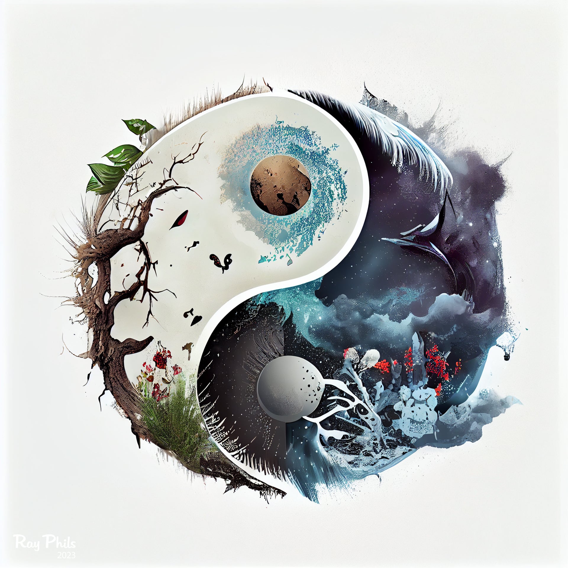 Yin Yang Seasons – Ray Phils Art